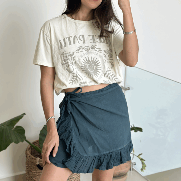 Falda Short Lucia Azul Marino